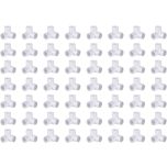 48-Pack 3/4" SCH40 PVC 3-Way Elbow Fittings, ASTM Furniture-Grade