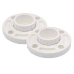 2-Pack 2 in. SCH-80 PVC Van Stone Flanges Socket Connection Set of 2