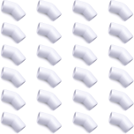 247Garden 3/4" PVC 45-Degree Elbow Fitting - SCH40 ASTM Furniture-Grade 24-Pack Free Ship