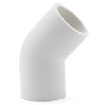 3/4 in. Schedule 40 PVC 45-Degree Elbow Fitting NSF Pipe Fitting SCH40 ASTM D2466