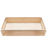 247Garden 4x8 PVC-Frame Fabric Raised Grow Bed, Tan, Bag Only, No Fittings