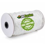 247Garden 4' X 200' All-Season Trellis Netting w/ 6" Square Mesh (White, Nylon Gardening Net 800 Sqft Spool Roll)