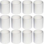 12-Pack 1-1/4 in. Schedule 40 PVC Coupling/Coupler Pipe Fitting NSF SCH40 ASTM D2466 1.25"