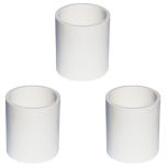 3-Pack 1-1/2 in. Schedule 40 PVC Couplings/Couplers Pipe Fittings NSF SCH40 ASTM D2466 1.5"