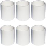 6-Pack 1-1/2 in. Schedule 40 PVC Couplings/Couplers Pipe Fittings NSF SCH40 ASTM D2466 1.5"