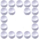 18-Pk 3/4 in. PVC End Caps ASTM SCH40 Furniture-Grade Fittings