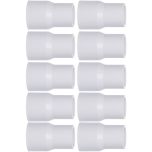 10-Pk 1 x 3/4 in. SCH-40 PVC Reducing Couplings NSF ASTM D2466 Pipe Fittings Slip/Socket