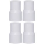 4-Pk 1 x 3/4 in. SCH-40 PVC Reducing Couplings NSF ASTM D2466 Pipe Fittings Slip/Socket