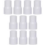 10-Pk 3/4 x1/2 in. Schedule 40 PVC Reducing Couplings NSF Pipe Fittings SCH40 ASTM D2466