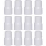 12-Pk 3/4 x1/2 in. Schedule 40 PVC Reducing Couplings NSF Pipe Fittings SCH40 ASTM D2466