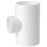 1 x 3/4 in. Schedule 40 PVC Reducing Tee 3-Way NSF Sch-40 Pipe Fitting