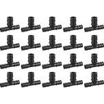 20-Pack 1/2" x 1/2" x 3/4" PEX-A Expansion Tee PPSU Plastic Fitting ASTM F1960 NSF