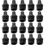 20-Pk 1/2" PEX-A x 3/4" NPT Male Adapters Plastic PPSU Cold Expansion PEX Fittings ASTM F1960 NSF