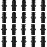 20-Pack 1/2" PEX Expansion Couplings PPSU Plastic Fittings ASTM F1960 NSF PEX-A