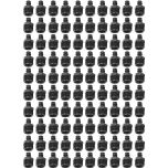 100-Pack 1/2" PEX-A x MPT Male Adapters PPSU Plastic Cold Expansion PEX Fittings ASTM F1960 NSF