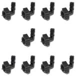 10-Pack 1/2" PEX-A Swivel FPT 90° Female Elbow Adapters PPSU Plastic Expansion Fittings ASTM F1960 NSF