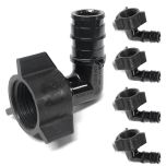 5-Pack 1/2" PEX-A Swivel FPT 90° Female Elbow Adapters PPSU Plastic Expansion Fittings ASTM F1960 NSF