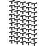 50-Pack 1/2" PEX-A Expansion Tee PPSU Plastic Fittings ASTM F1960 NSF