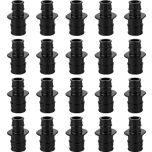 20-Pack 1" x 3/4" PEX-A Reducing Couplings PPSU Plastic Cold Expansion Fittings ASTM F1960 NSF