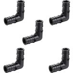 5-Pack 1" PEX-A  90° Elbows PPSU Plastic Expansion Fittings ASTM F1960 NSF