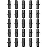 25-Pack 1/2 in. PEX-B Barb Couplings Plastic PPSU PEX Crimp Fittings for Hot/Cold Water PEX Pipe System NSF F2159