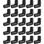 25-Pack 1 in. PEX Crimp Elbows 90-Degree PPSU Plastic Barb Fittings ASTM F2159 NSF