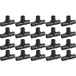 20-Pack 1 in. PEX Crimp Tee Fitting Plastic PPSU ASTM F2159 NSF