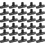 30-Pack 1 in. PEX Crimp Tee Fitting Plastic PPSU ASTM F2159 NSF