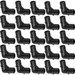 25-Pack 3/4 in. Plastic PEX-B Barb 90-Degree Elbows Crimp Fittings