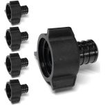 5-Pack 3/4" PEX-B x Swivel FPT Female Adapters ASTM F2159 NSF Crimp Fittings (Lead Free)