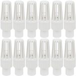 12-Pack 1/2 in. Schedule 40 PVC Foot Valves Pipe Fittings