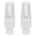 2-Pack 1/2 in. Schedule 40 PVC Foot Valves Pipe Fittings