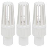 3-Pack 1/2 in. Schedule 40 PVC Foot Valves Pipe Fittings