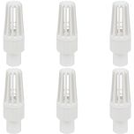 6-Pack 1/2 in. Schedule 40 PVC Foot Valves Pipe Fittings