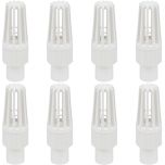 8-Pack 1/2 in. Schedule 40 PVC Foot Valves Pipe Fittings