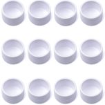 12-Pack 3/4 in. PVC End Cap ASTM SCH40 Furniture-Grade Fittings