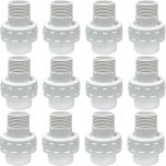 12-Pk 3/4 in. Sch-40 PVC Male Unions w/ O-Ring Slip/Socket Pipe Fittings ASTM D2466 F1970 FS USA