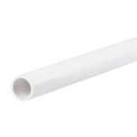 1/2 in. x 2 ft. 600-PSI White Schedule 40 PVC Pressure Plain End Pipe ASTM