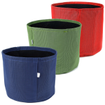 247Garden 3-Gallon Texteline Aeration Fabric Pots 3-Pack RGB Collection 10D x 9H