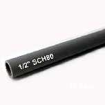 1/2 in. x 5 ft. Industrial Grade Schedule 80 PVC Pressure Pipe ASTM D1784