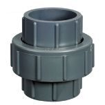 3/4 in. Schedule-80 PVC Slip/Socket Union w/ EPDM O-Ring Seals for High Pressure Plumbing System ASTM D2467/F1970