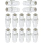 14-Pack 3/4 in. Schedule 40 PVC In-Line Spring Check Valves, Socket