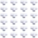 24-Pack 3/4 in. Schedule 40 Tees 3-Way Pipe T-Fittings SCH40 ASTM D2466