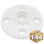 144-Pack 3/4 in. PVC TS Flanges ASTM D2466 Socket-Type Pipe Fittings