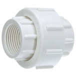 3/4 in. PVC Union Female-Threaded w/ EPDM O-Ring Seals Schedule-40 Pipe Fitting ASTM D2466/F1970 FNPTxFNPT