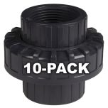 10-Pack 1 in. Schedule 80 PVC Unions Threaded-Type Fittings ASTM D2467