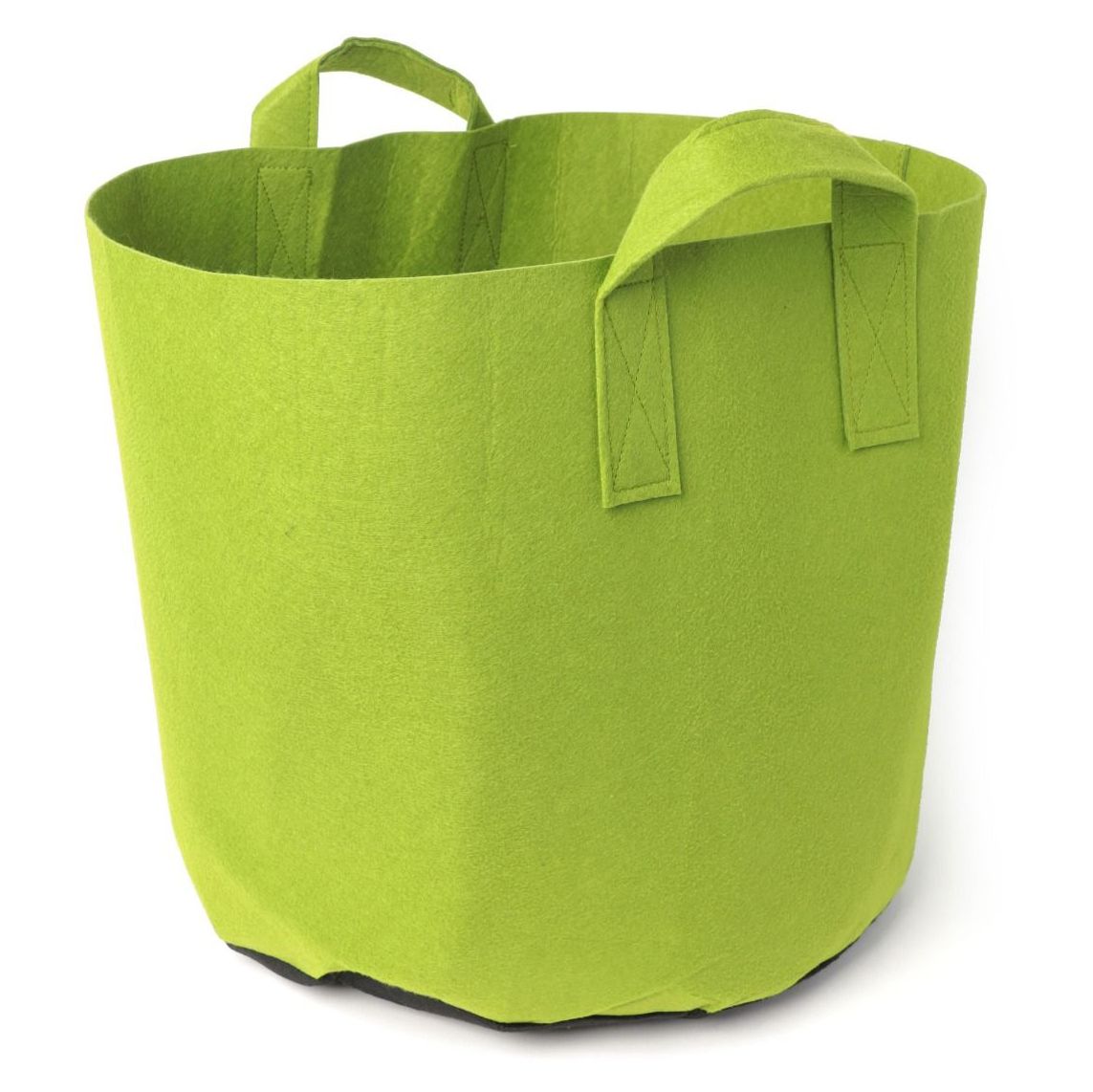 247Garden 15-Gallon Green Aeration Fabric Pot/Plant Grow Bag w