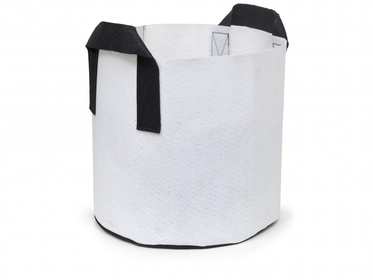 White Round Grow Bags, Size: 20*20*35cms