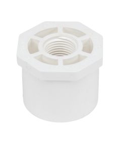 2 x 3/4 in. Schedule-40 PVC Female Reducing Ring/Reducer Bushing Fitting NSF SCH40 ASTM D2466 2" Spigot x 0.75" FPT