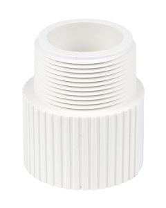 1-1/4 in. Schedule 40 PVC MPT x S Male Adapter Pipe Fitting NSF SCH40 ASTM D2466 1.25"